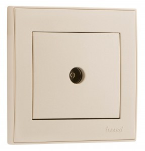 Lezard RAIN роз. TV проходная СУ 1 мест. жемчужно-бел. металлик (корпус PC) 703-3030-129