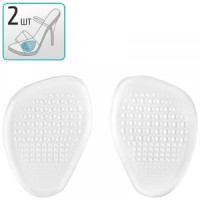 Полустельки гелевые под стопу самоклеящиеся 2шт, кратно 24упак, 107997 Рыжий кот