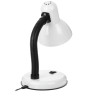 FORZA Лампа настольная, Е27, 28см, 40Вт, 220В, с выключателем, шнур 75 см, белый