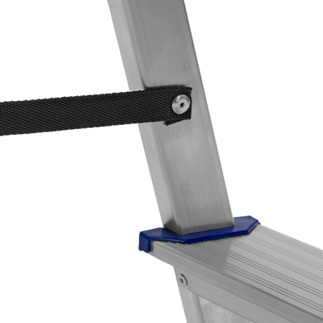 Стремянка двусторонняя 4 ступени, алюминиевая, Сибртех