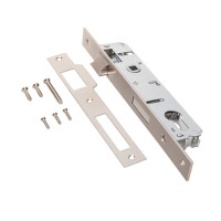 Замок врез 7300-20-NIS Apecs (бэксет 20мм, Б/цил., межос.-85мм)   \30