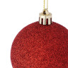 СНОУ БУМ Набор шаров 6 см, 18 шт, пластик, глиттер, 26-101