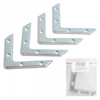 Уголок оконный 75х75 цинк б/шур 4 шт. Инд.упаковка+ШК (цена за 4шт) (125) Кунгур