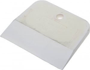 Шпатель ЗУБР "МАСТЕР" резиновый, белый, 1шт, 100мм