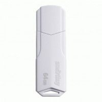 Флеш-диск (флэшка) UFD 2.0 SmartBuy 64GB CLUE White SB64GBCLU-W