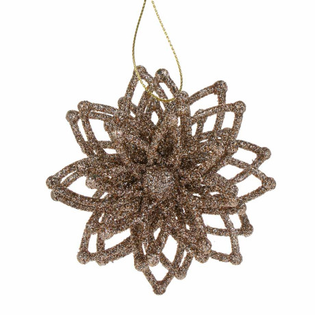 СНОУ БУМ Цветок 1 шт, 9 см, пластик, 26-821