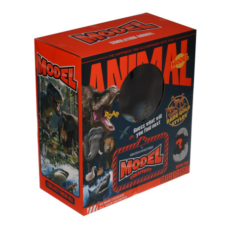 Игрушки в шаре "Мир дикой природы", 6х6см, PP, PVC, 36 дизайнов