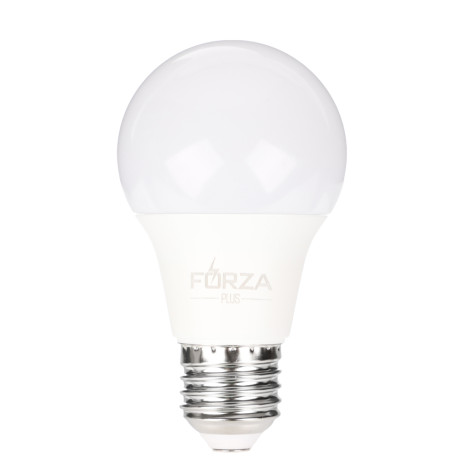 FORZA Лампа светодиодная A60 9 Вт, Е27, 806 Лм, 6500 К, 175-265 В, Ra>80, IRF <5%, 1 год гар.
