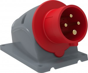 IEK MAGNUM силовая вилка CEE стационарная ССИ-514 16А-6ч/380-415В 3Р+РЕ IP44