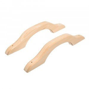 Ручка дверная деревянная большая липа 2шт/компл 3596 Банные штучки