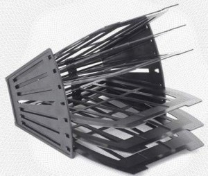 Лоток д/бумаг Attache сборный на 5 отделений черный 145948