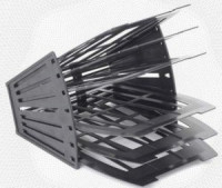 Лоток д/бумаг Attache сборный на 5 отделений черный 145948