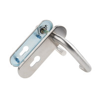 Ручки на планке Apecs HP-72.1303-INOX (нерж, квадрат 9мм) д/противопожар. замка 2000-ZN   \24