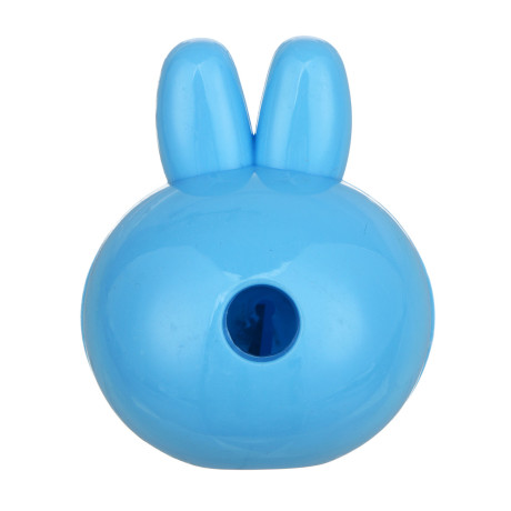 Точилка с контейнером в форме зайчика, 1 отверстие, пластик, металл, 5х3,5 см, 3 дизайна