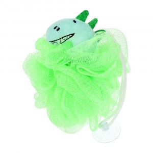 Мочалка для нежной и чувствительной кожи "Динозаврик", 10*12 см, soft 40379 Банные штучки