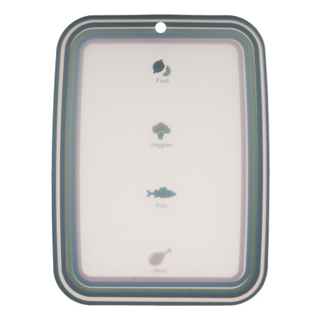 SATOSHI Ривьера Набор досок разделочных гибких 4шт, 28х21см, фрукты\овощи\рыба\мясо, пластик