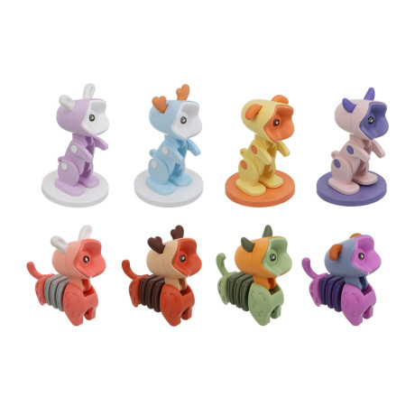 ИГРОЛЕНД Фонарик-мини "Питомец" 6,3x3,25x6,25 см, пластик, 3xLR41, 2 вида