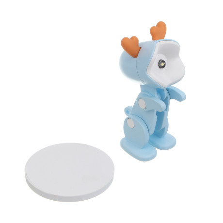 ИГРОЛЕНД Фонарик-мини "Питомец" 6,3x3,25x6,25 см, пластик, 3xLR41, 2 вида