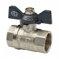 AQUALINK Кран шар. для воды 3/4&quot;, (вн-вн, г/г) бабочка, 1156