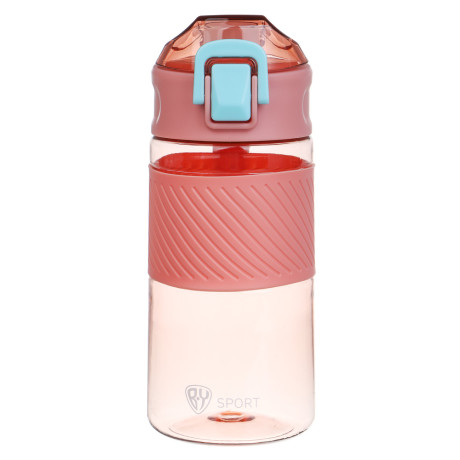 Бутылка спортивная для воды с силиконовым поильником тм BY SPORT, 500мл, 18,5x8,5см, 500мл, PC, 2 цв