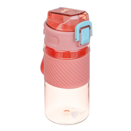 Бутылка спортивная для воды с силиконовым поильником тм BY SPORT, 500мл, 18,5x8,5см, 500мл, PC, 2 цв