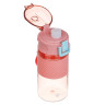 Бутылка спортивная для воды с силиконовым поильником тм BY SPORT, 500мл, 18,5x8,5см, 500мл, PC, 2 цв