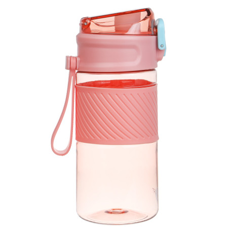 Бутылка спортивная для воды с силиконовым поильником тм BY SPORT, 500мл, 18,5x8,5см, 500мл, PC, 2 цв