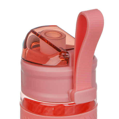 Бутылка спортивная для воды с силиконовым поильником тм BY SPORT, 500мл, 18,5x8,5см, 500мл, PC, 2 цв