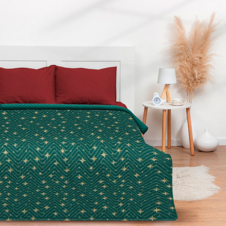 PROVANCE Щелкунчик Покрывало велюр, звезды, 200х220см, 100% полиэстер, 2 дизайна