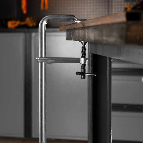 Струбцина F-образная, 120x400мм, кованая Denzel