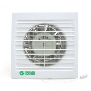 Космовент (Омсквент) вентилятор осевой d 100 выкл. , с инд., уровень шума 33-41dВА 3м белый (16)