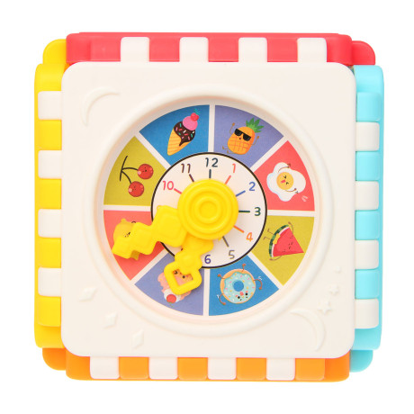 Развивающая игрушка сортер ИГРОЛЕНД "Бизикуб", PP, 8,2х8,2х8,2см