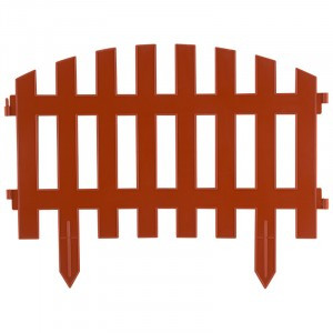 Забор декоративный "RENESSANS" терракот (5 секций) 7275