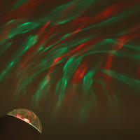 BY Светильник-ночник проектор неба Сфера, 3W, USB, пульт ДУ, D9×8 cм, пластик, белый