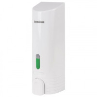 Диспенсер д/жидкого мыла Лайма наливной, 0,38 л, ABS-пластик, белый, 603923