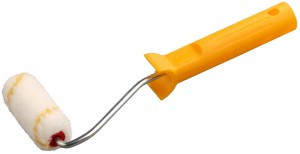 Мини-ролик STAYER "MASTER" GIRPAINT ПОЛИАКРИЛ малярный, ворс 11мм, бюгель 6мм, 15х70мм(10!!!)