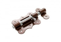 Засов Домарт дверной фигурный ЗДФ-100 медь антик10)