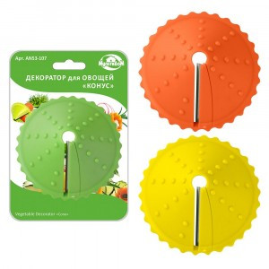 Декоратор д/овощей "Конус", d=9см (кратность 6шт!!!) пластик, нерж.сталь AN53-107 Мультидом