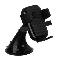 NG Держатель телефона универсальный, на ножке, присоска, 55-88мм, пластик, двойной блистер