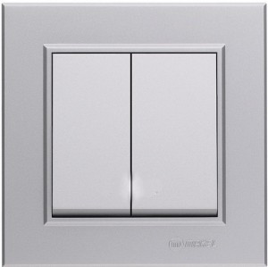 Makel Karea выкл. СУ 2 кл. серебро 56065003