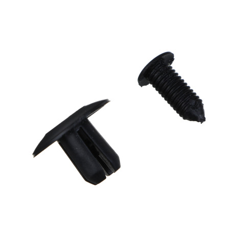 ЕРМАК Набор клипс для авто, пластиковый кейс, 100шт