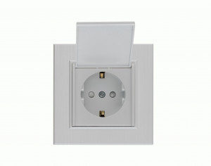 MAKEL Karea Line роз. СУ 1 мест. (земля) крышка ЖЕМЧУЖНЫЙ 86100029