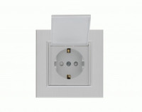 MAKEL Karea Line роз. СУ 1 мест. (земля) крышка ЖЕМЧУЖНЫЙ 86100029