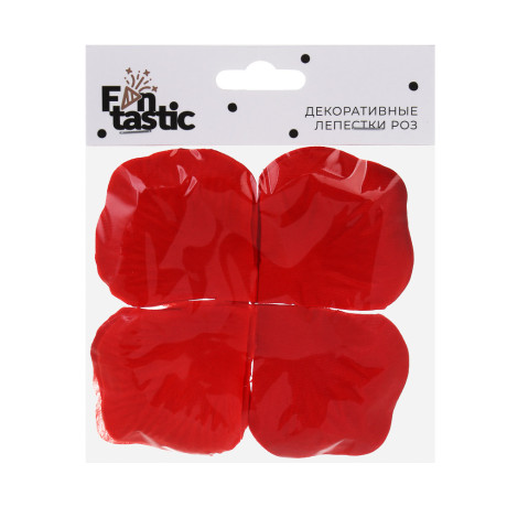 Декоративные лепестки роз тм Fntastic 5x5 см, 100 шт, красный