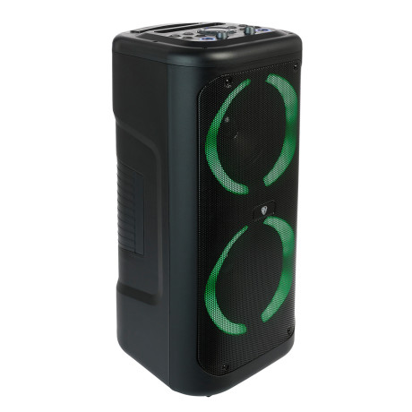 BY Колонка беспроводная 40Вт,7.4В/3600мАч,USB,Micro-SD,AUX,подсветка,ручка,колесики,СЗУ 916-261