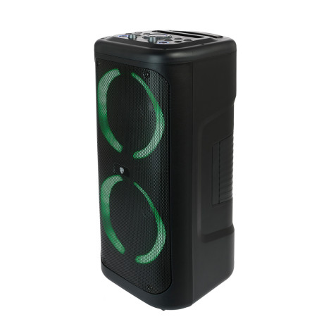 BY Колонка беспроводная 40Вт,7.4В/3600мАч,USB,Micro-SD,AUX,подсветка,ручка,колесики,СЗУ 916-261