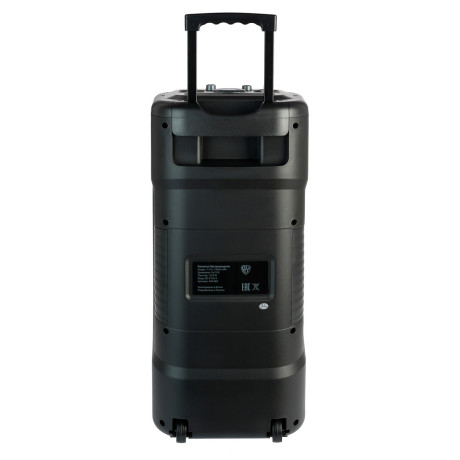 BY Колонка беспроводная 40Вт,7.4В/3600мАч,USB,Micro-SD,AUX,подсветка,ручка,колесики,СЗУ 916-261