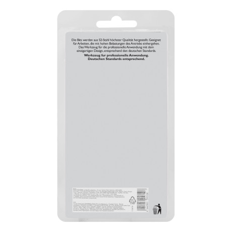 Бита PH2х90мм, сталь S2, шестигр., 10 шт. Gross