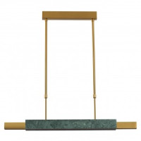 ODEON LIGHT 4360/25L MIDCENT ODL24 изумр мрам/антич.бронза подвес IP20 LED 25W 3000K 220V MARMI