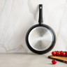 SATOSHI Оникс Сковорода литая d28см, антипригарное покрытие "мрамор", съемная ручка, индукция